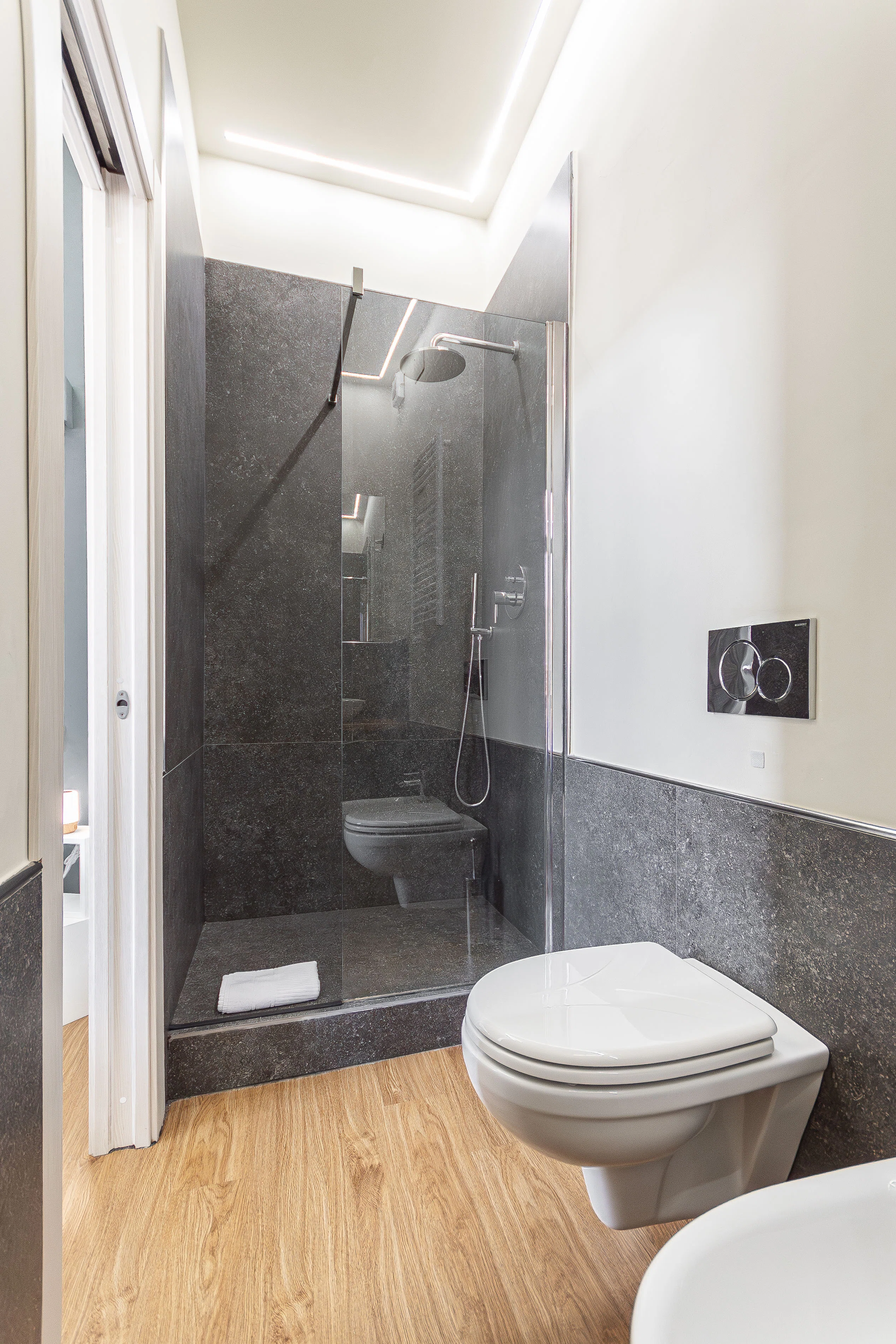 Bagno unità A nell'Appartamento Family