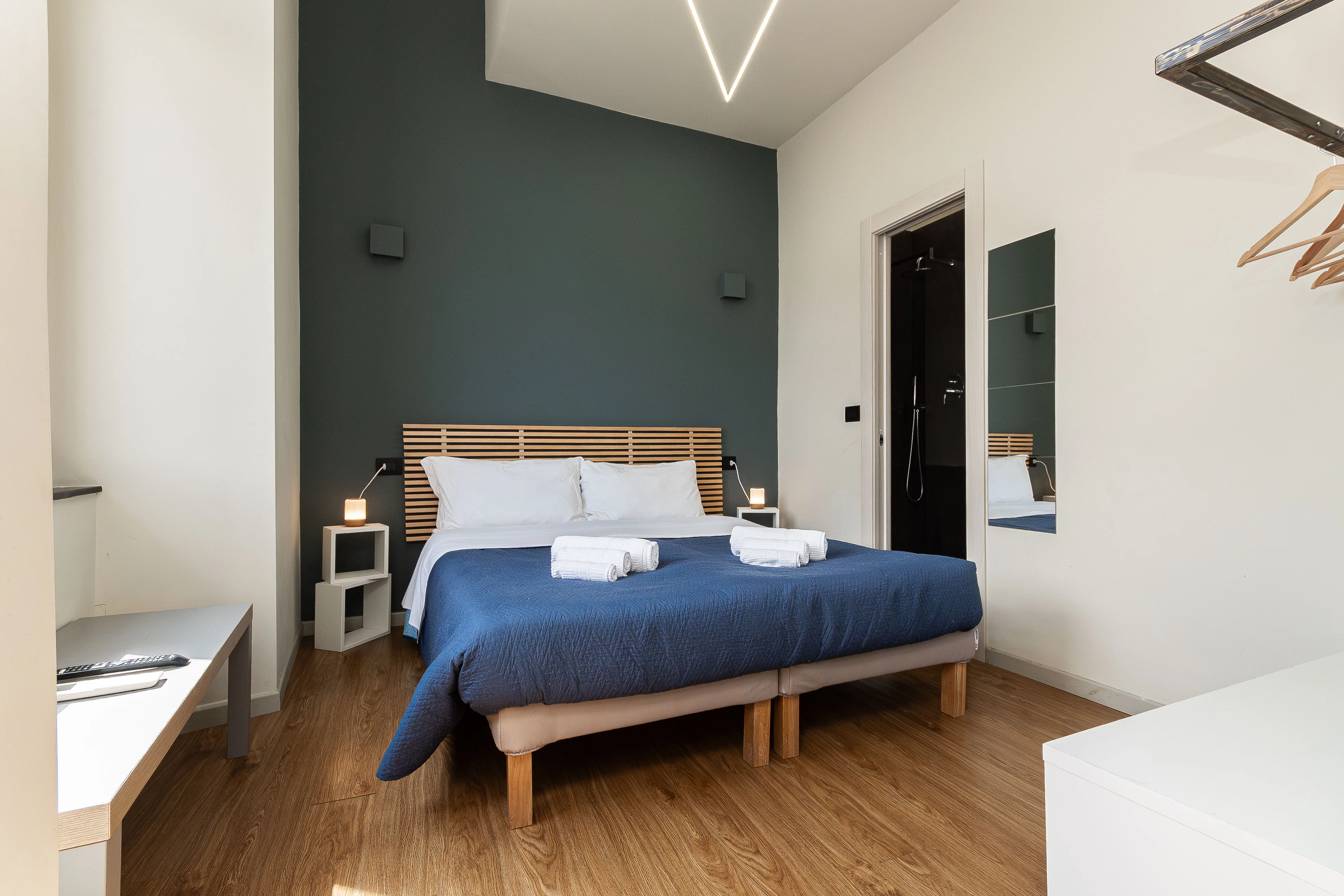 Camera da letto unità A nell'Appartamento Family