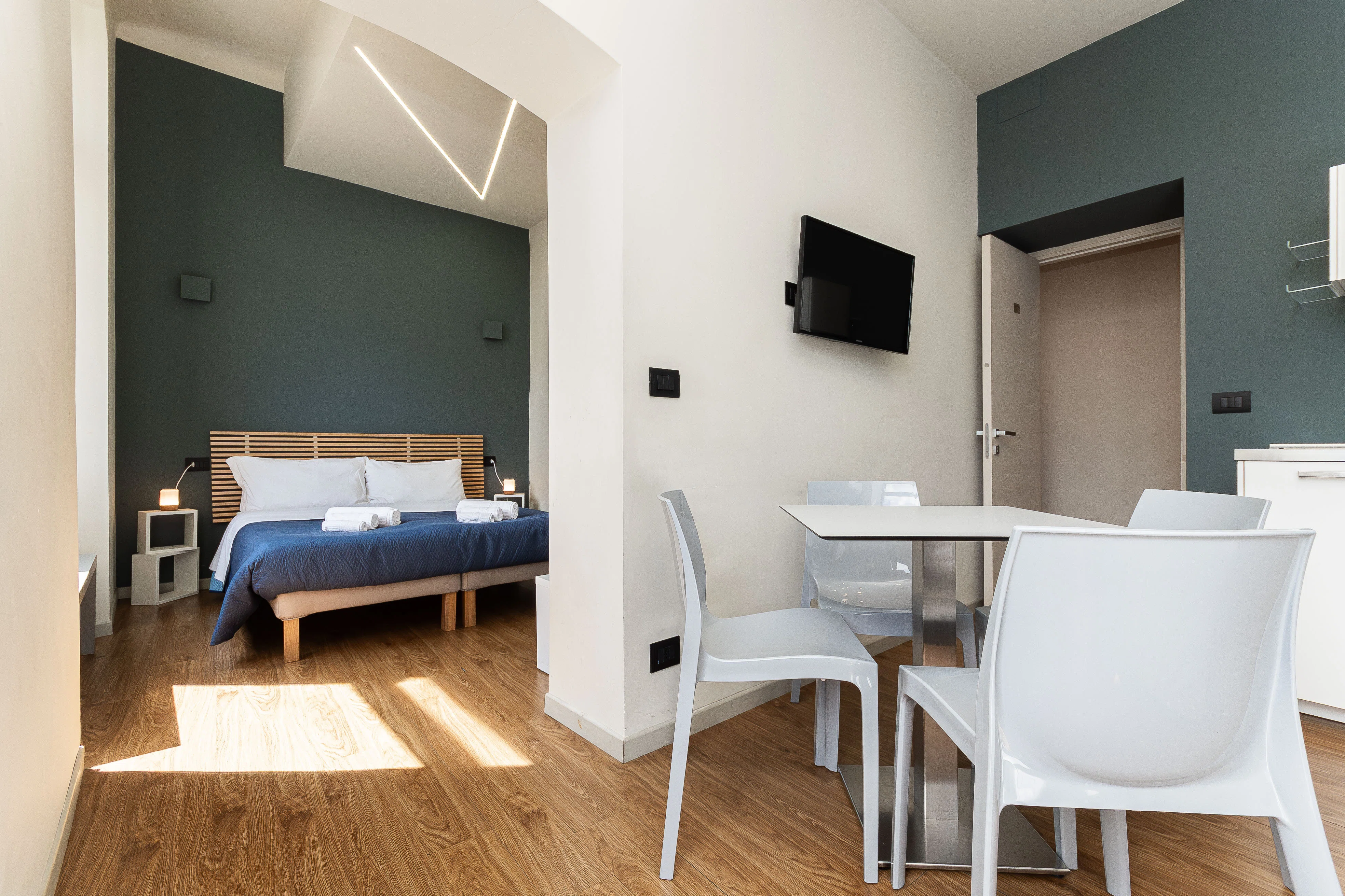 Ampi spazi unità A nell'Appartamento Family