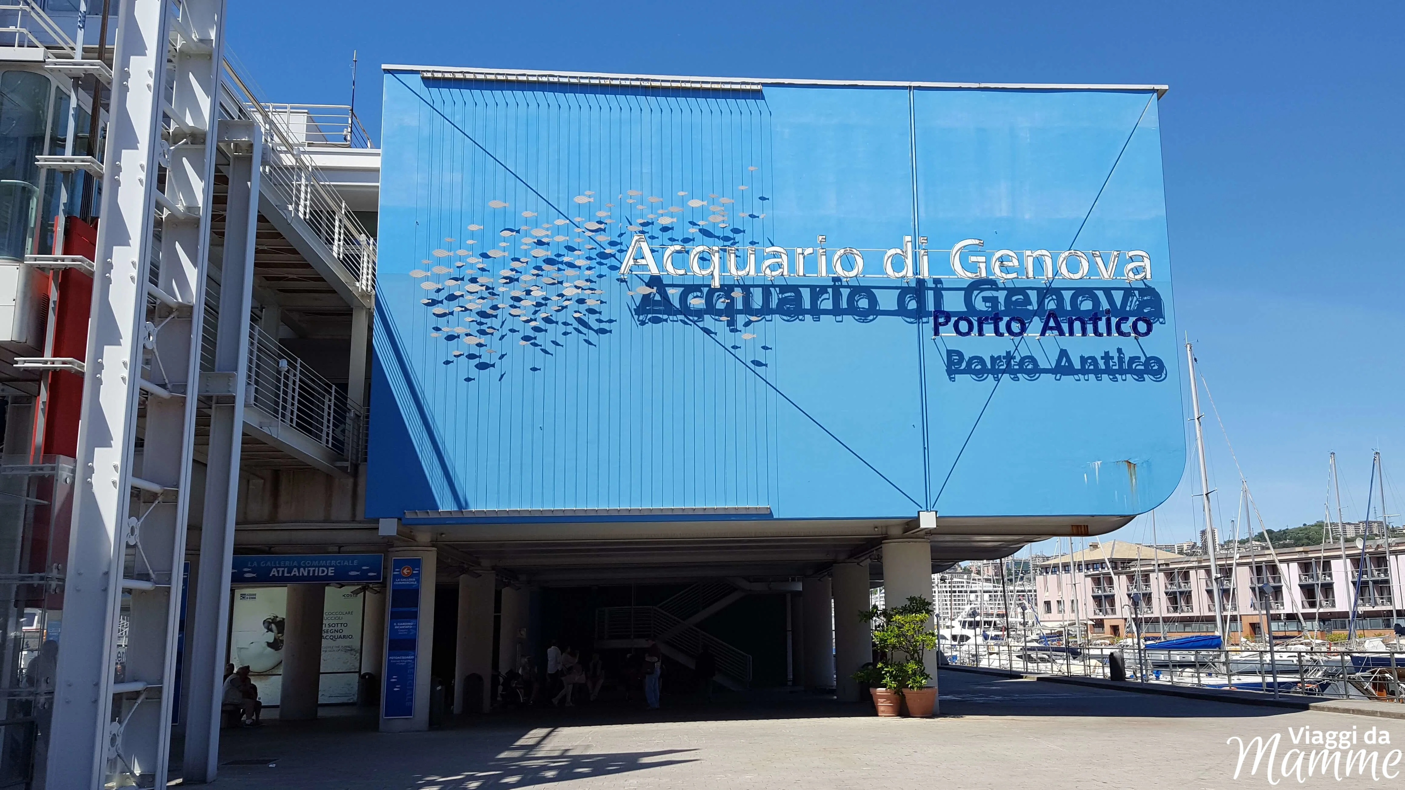 Aquarium Genua – eines der größten Europas, 5 Minuten von unseren Apartments
